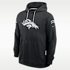 Sudadera con gorro sin cierre Nike Dri-FIT de la NFL para hombre Denver Broncos Salute to Service Sideline