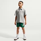 Polo de manga corta Nike Sportswear Club de tejido Knit para niños talla grande