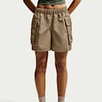 Nike Sportswear Women's Loose Mid-Rise Satin Cargo Shorts
