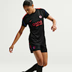 Short de foot en maille Nike Dri-FIT Paris Saint-Germain Strike pour femme