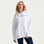 Sudadera con gorro sin cierre Nike de la NFL oversized para mujer Houston Texans Rivalries Collection Phoenix