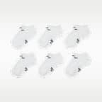 Calcetines invisibles para niños talla pequeña (6 pares) Nike Dri-FIT Performance Basics