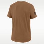 Playera universitaria Nike Dri-FIT para mujer USC 2026 Military Appreciation