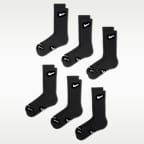 Meias de cano médio Nike Everyday Elevated (6 pares)