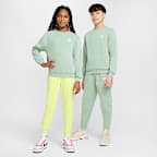 Sudadera para niños talla grande Nike Sportswear Club Fleece