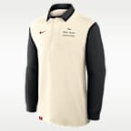 Playera de manga larga universitaria Nike para hombre Ohio State Rugby