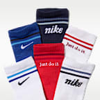 Nike Everyday Kids' Cushioned Crew Socks (6 Pairs)