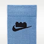 Chaussettes mi-mollet Nike x LEGO® Collection Everyday Essentials (3 paires)