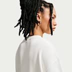 Γυναικείο φούτερ σε φαρδιά γραμμή με crew λαιμόκοψη Nike Sportswear Phoenix Fleece