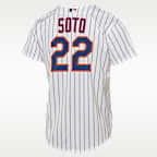 Juan Soto New York Mets Baseline Big Kids' Nike MLB Home Replica Jersey
