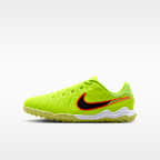 Nike Jr. Tiempo Legend 10 Academy 小/大童人工短草草皮低筒足球鞋