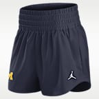 Michigan Primary Logo One Women's Jordan Brand Dri-FIT College Shorts