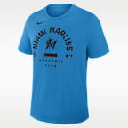 Miami Marlins Authentic Collection Early Work Men's Nike Dri-FIT MLB T-Shirt