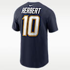 Justin Herbert Los Angeles Chargers Men's Nike NFL T-Shirt
