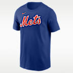 Playera Nike de la MLB para hombre Juan Soto New York Mets Fuse