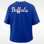 Buffalo Bills Rewind Pocket Boxy Women's Nike NFL T-Shirt