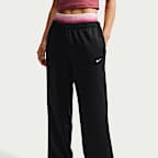 Nike Studio Fleece Sport Women's Dri-FIT Mid-Rise Open-Hem Pants