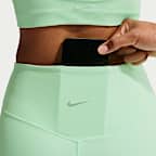 Leggings de tiro alto de largo completo sin costura delantera para mujer Nike Zenvy