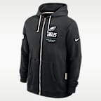 Philadelphia Eagles Sideline Standard Issue Men's Nike Dri-FIT NFL Full-Zip Hoodie