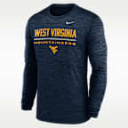 Playera universitaria Nike Dri-FIT para hombre West Virginia Sideline Velocity