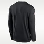 Atlanta Falcons Alt Legend Small Logo Men's Nike Dri-FIT NFL Long-Sleeve T-Shirt