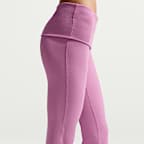 Pants de tela de canalé ajustados de tiro medio para mujer Nike Sportswear Chill Knit
