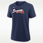 Atlanta Braves Wordmark Women's Nike MLB T-Shirt