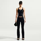 Camiseta de tirantes de tela de minicanalé ajustada para mujer Nike Sportswear Chill Knit