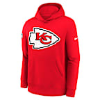 Kansas City Chiefs Sideline Club Big Kids' Nike NFL Pullover Hoodie