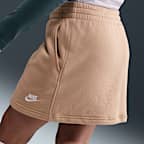 Falda de French Terry para niñas talla grande Nike Sportswear Club