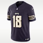 Justin Jefferson Minnesota Vikings Rivalries Collection Men's Nike Dri-FIT NFL Limited Jersey