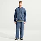 Sweat à capuche en tissu Fleece à zip Nike Solo Swoosh pour homme