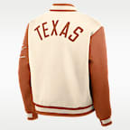 Texas Legacy Men's Nike College Full-Snap Bomber Jacket