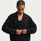 Cardigan i fleece Nike One Therma-FIT för kvinnor