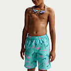 Nike Swim Breaker Big Kids' (Boys') 7" Brief-Lined Volley Short
