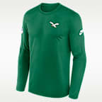 Philadelphia Eagles Alt Legend Small Logo Men's Nike Dri-FIT NFL Long-Sleeve T-Shirt