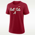Alabama Script Mantra Logo Women's Nike College T-Shirt