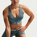 Nike Pro Sculpt sports-BH med innlegg og middels støtte til dame