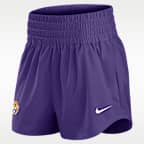 LSU Primary Logo One Women's Nike Dri-FIT College Shorts