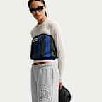 Nike Studio Fleece Medium Weight Women's Mid-Rise Wide-Leg Trousers