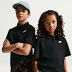 Nike Sportswear Club Big Kids' Knit Short-Sleeve Polo