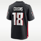 Kirk Cousins Atlanta Falcons Men's Nike NFL Game Football Jersey
