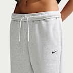 Nike Studio Fleece Medium Weight Women's High-Rise Oversized Cuffed Trousers