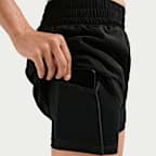 Nike One Women's Dri-FIT High-Waisted 8cm (approx.) 2-in-1 Shorts