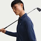 Pánská golfová polokošile Nike Par Dri-FIT s dlouhým rukávem