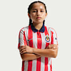 Jersey de futbol Nike Dri-FIT Replica del C.D. Guadalajara local 2026/27 Stadium para niños talla grande