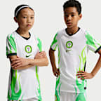 Jersey de fútbol Nike Dri-FIT Replica de Nigeria visitante 2026 Stadium para niños talla grande