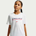 Playera de futbol Nike del C.D. Guadalajara para niños talla grande