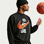 Nike Standard Issue Men's French Terry Basketball Crew