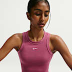 Débardeur court Dri-FIT Nike One Fitted pour femme